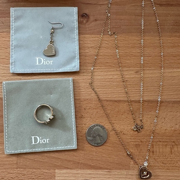 Christian Dior necklace, ring and earring set - Picture 6 of 6
